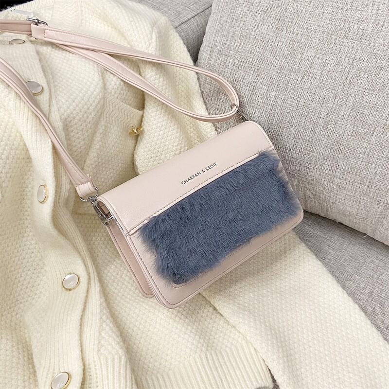

Flap Crossbody Bag, Pink
