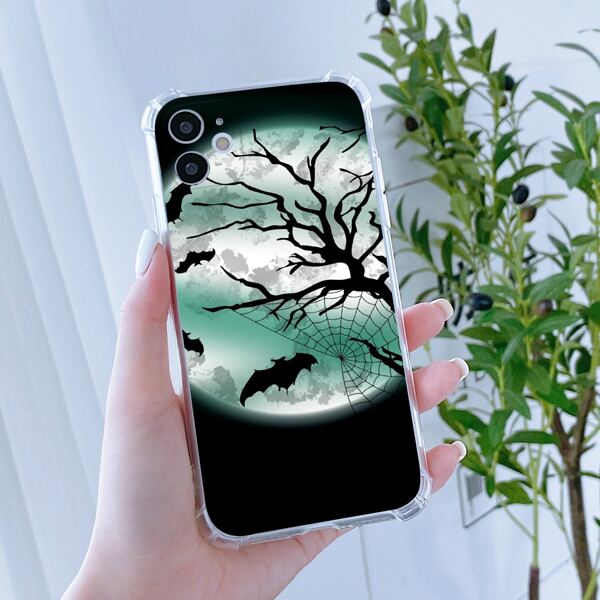

Halloween Bat Pattern Phone Case, Multicolor