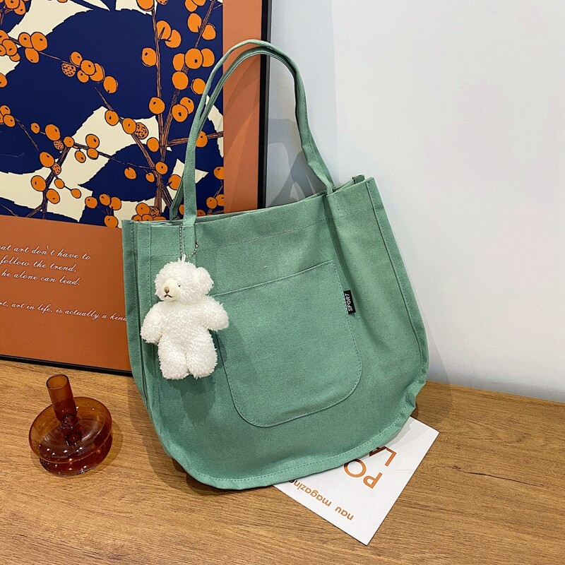 

Minimalist Tote Bag, Green