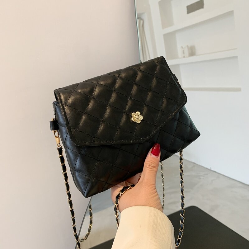 

Quilted Shoulder Bag, Black