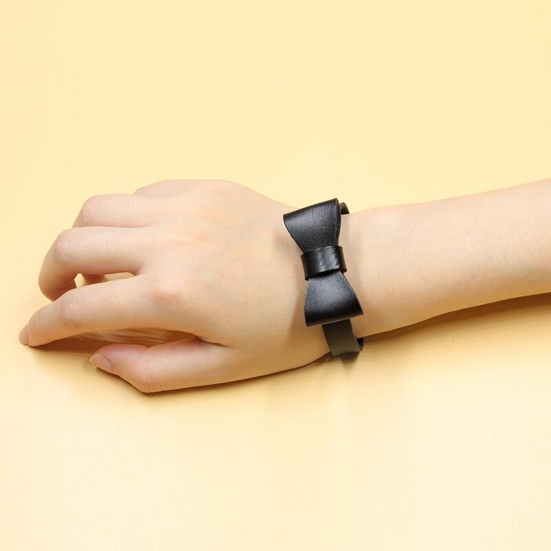 Bow Decor Bracelet, Black