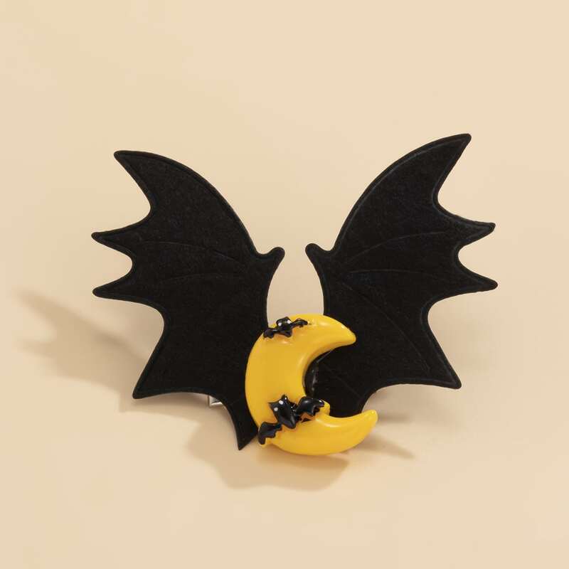 

Halloween Moon Decor Hair Clip, Yellow