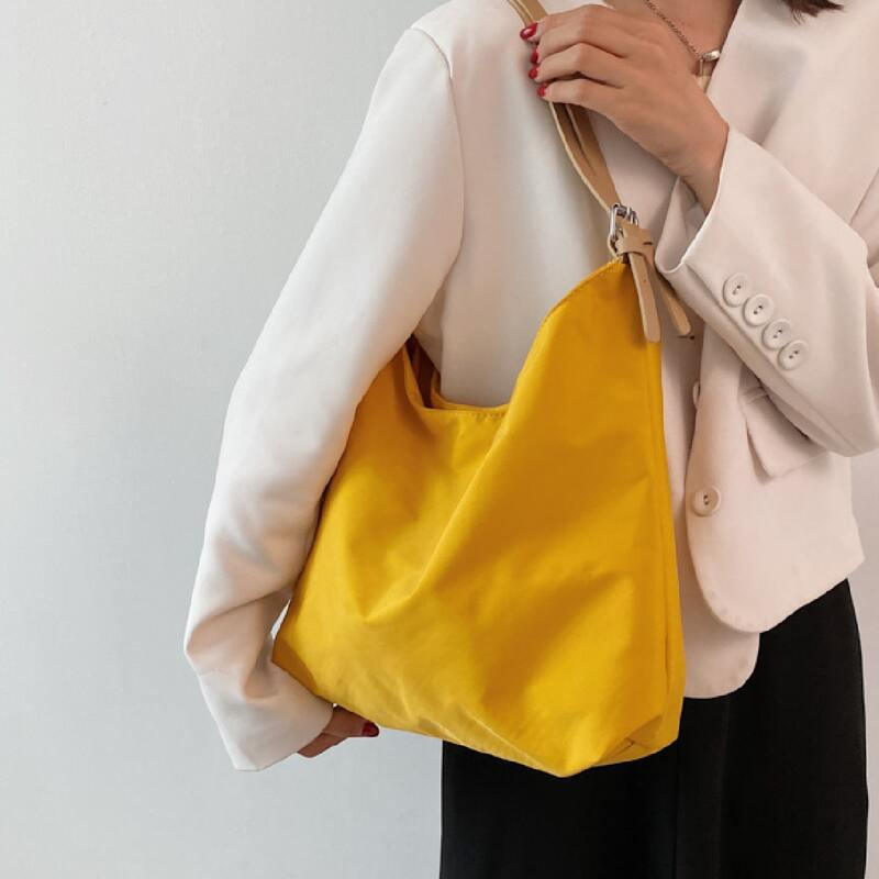 

Minimalist Tote Bag, Yellow