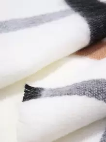 Khăn quàng cổ in kẻ sọc - Nhiều màu - Xem 3