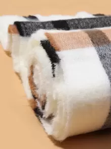 Khăn quàng cổ in kẻ sọc - Nhiều màu - Xem 6