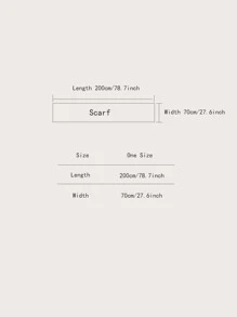 Khăn quàng cổ in kẻ sọc - Nhiều màu - Xem 7