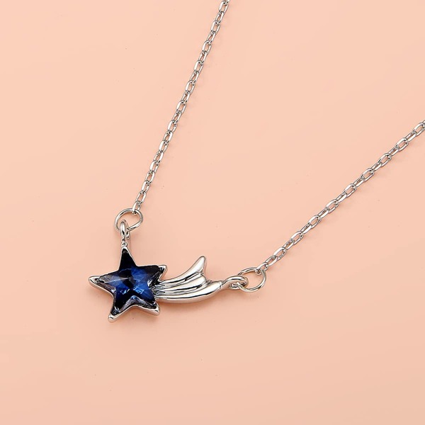 

Star Charm Necklace, Silver