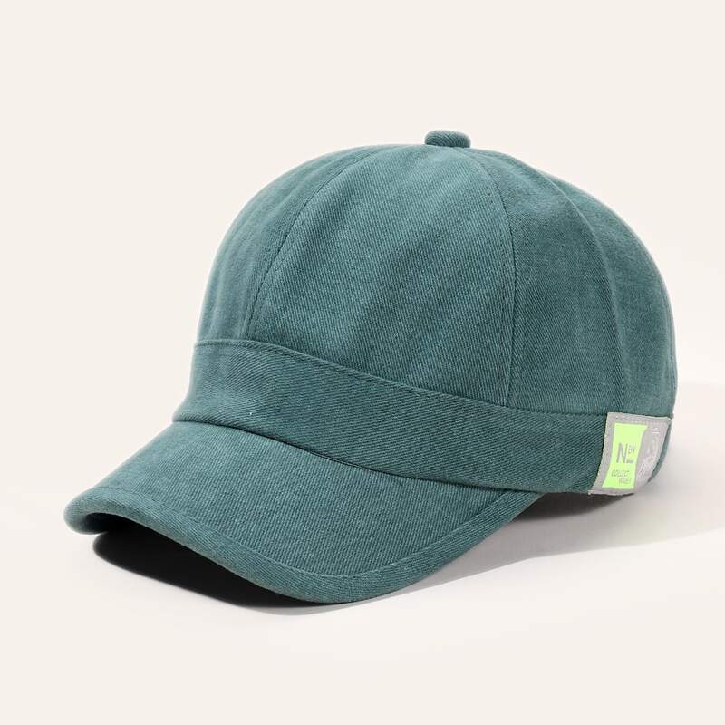 

Letter Graphic Patch Baseball Cap, Green
