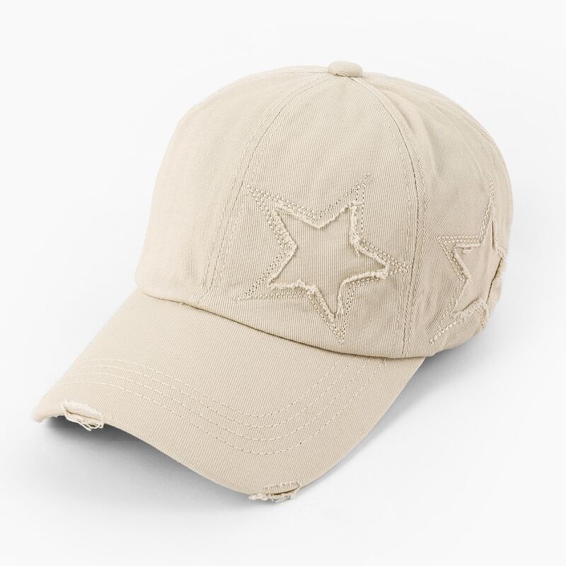 

Star Decor Baseball Cap, Khaki