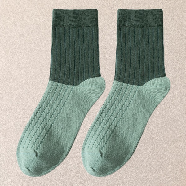 

Men Two Tone Crew Socks, Multicolor