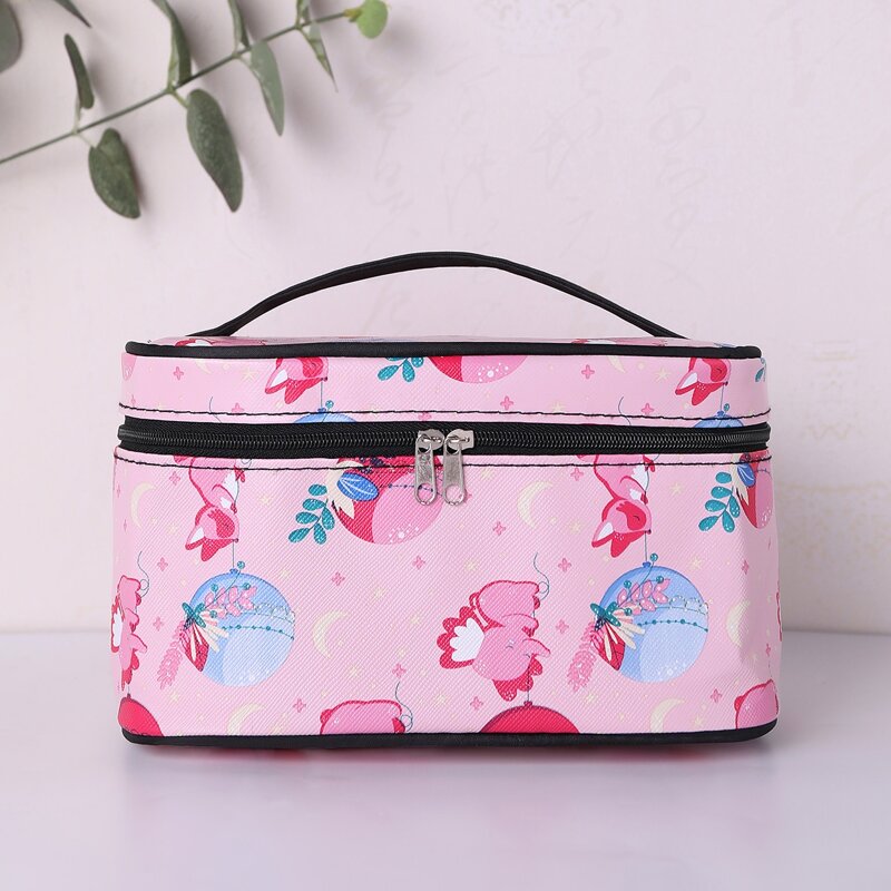 

Cartoon Graphic Makeup Bag, Multicolor