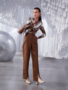 SHEIN Unity 鋸齒形印花合身T恤