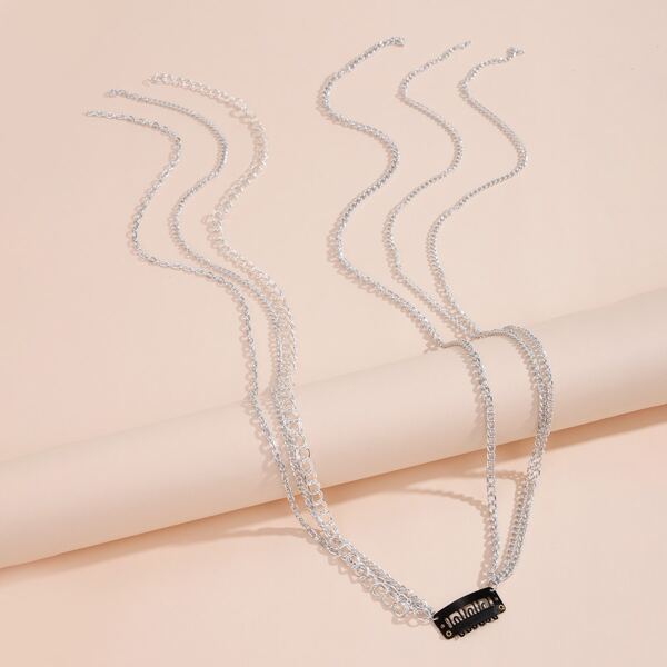 

Chain Decor Hair Clip, Silver