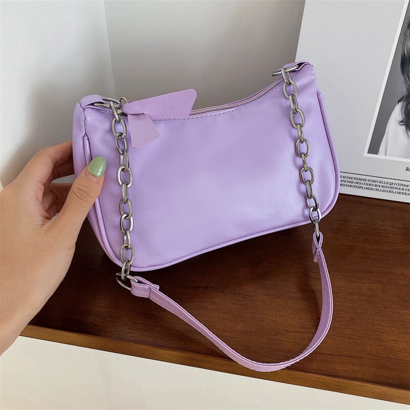 

Minimalist Shoulder Bag, Purple