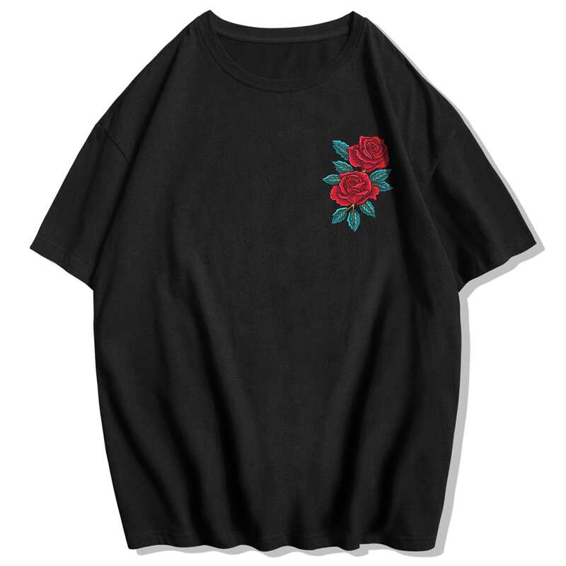 

Guys Rose Graphic Tee, Black