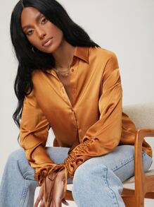 MOTF PREMIUM Collar a capas minimalista - Amarillo Oro - Ver 8