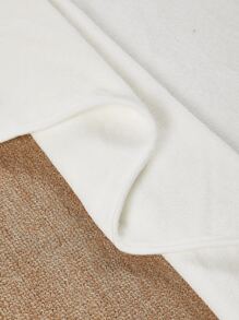 Ear Design Baby Swaddling Blanket - White - View 7