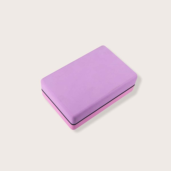 

1pc Color Block Yoga Brick, Multicolor