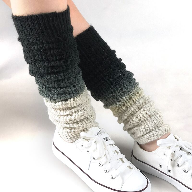 

Ombre Knit Leg Warmers, Multicolor