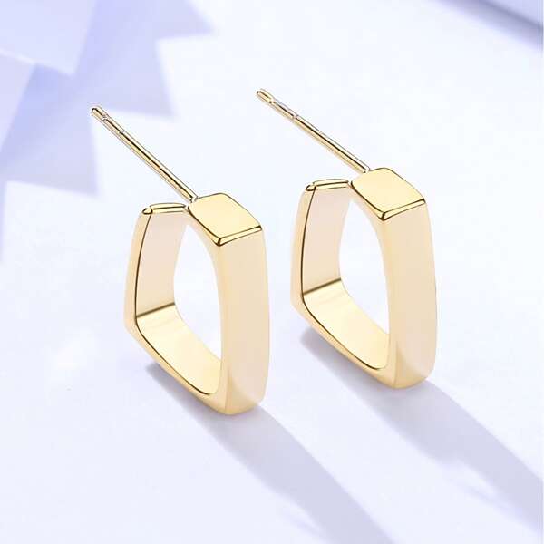 

Серьги-гвоздики 18K Позолоченный, Золотистый