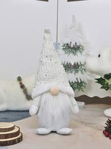 1入組長毛絨玩偶 - 白色 - 查看 1