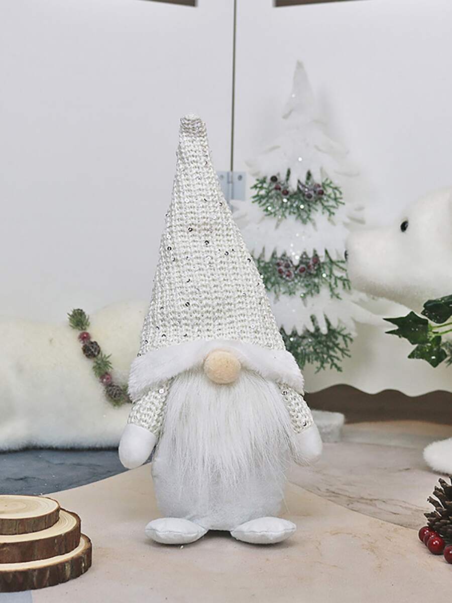 1入組長毛絨玩偶 - 白色 - 查看 1