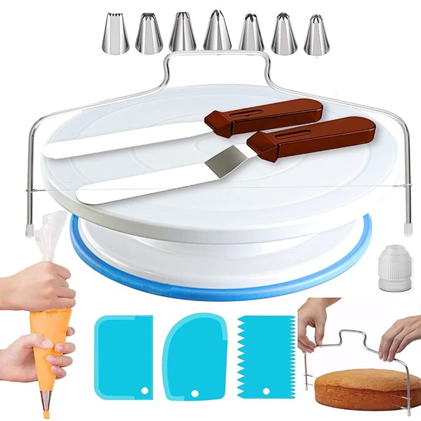 

35pcs Spatula & Piping Nozzle Set, Multicolor