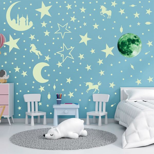 

Star Glow Wall Sticker, Multicolor