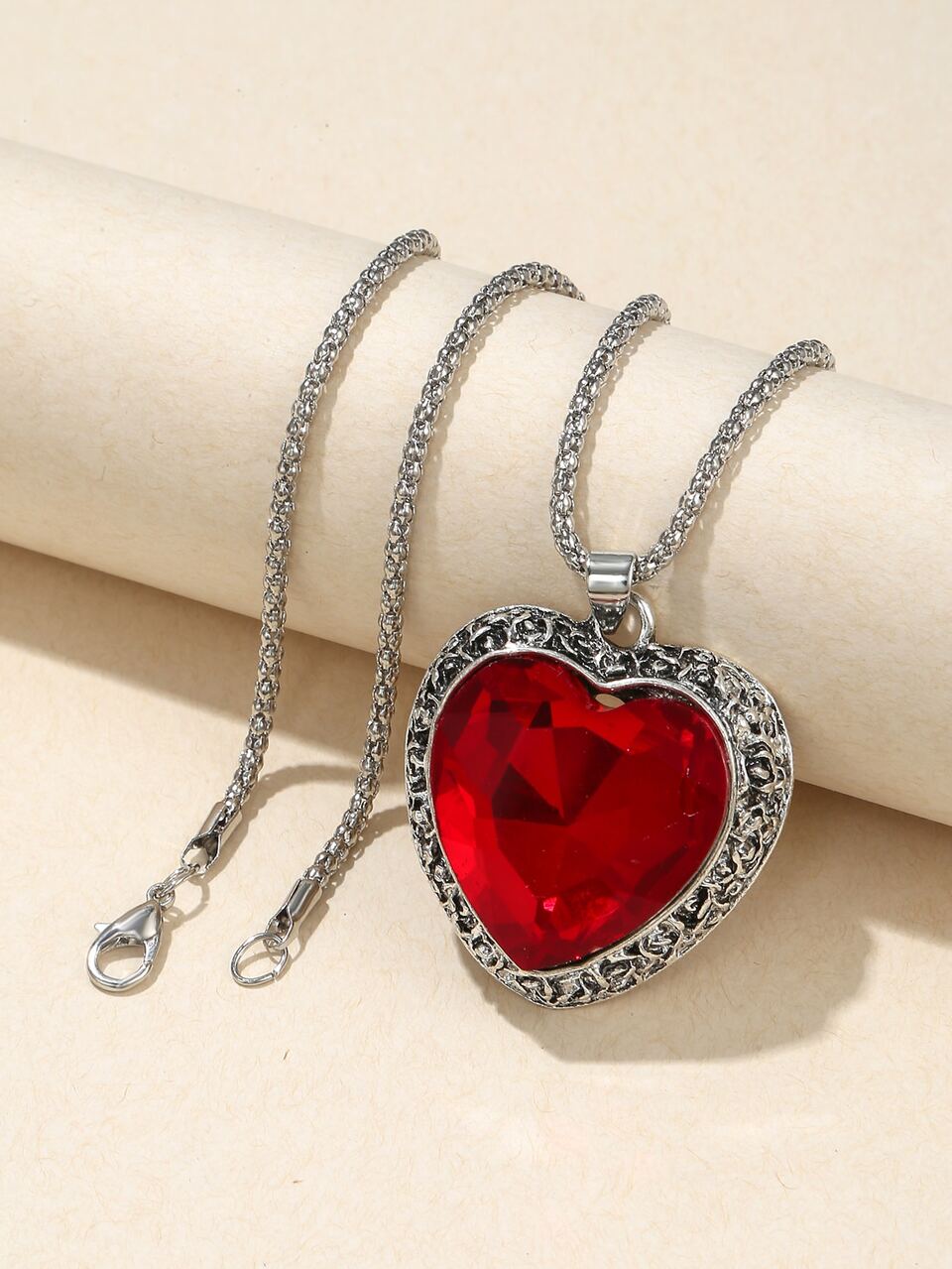 Heart Charm Necklace Valentines,Mom,Mother,Mother's Day,Gift
