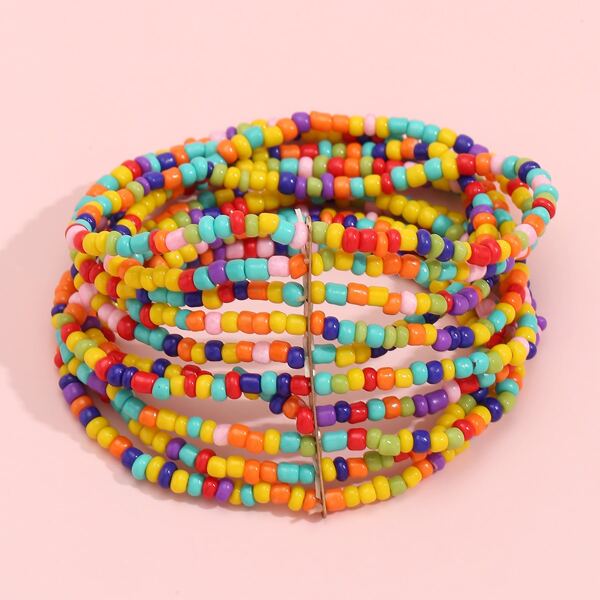 

Beaded Layered Bracelet, Multicolor