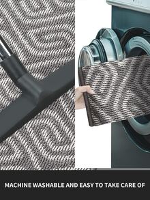 Outdoor-Teppich mit geometrischem Muster - Grau - Übersicht 3