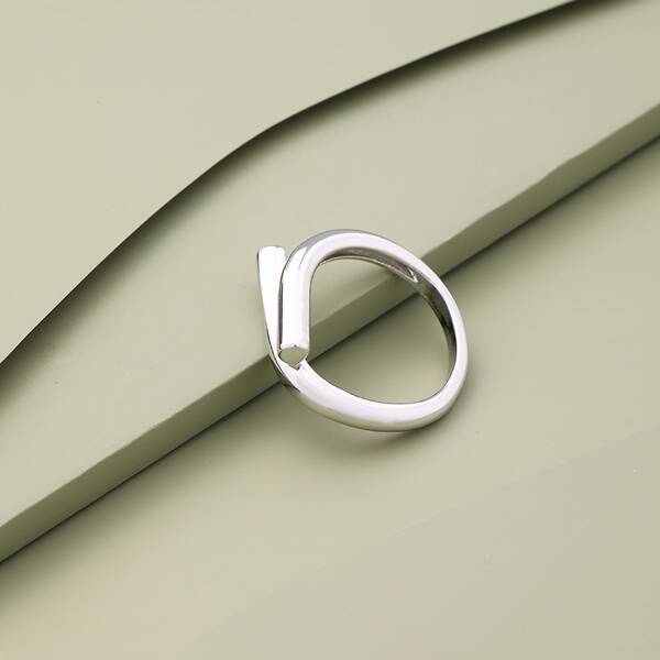 

1pc Minimalist Ring, Silver