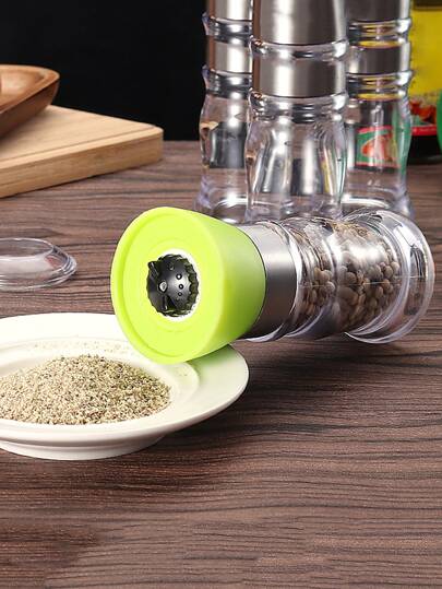 1pc Color Block Pepper Grinder