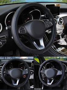 Bọc vô lăng ô tô - Màu xanh lam - Xem 4