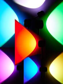 SHEIN BASIC LIVING 1pc 7 Màu Đèn Hoàng Hôn USB - Nhiều màu - Xem 2