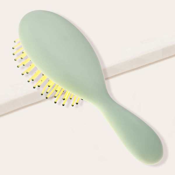 

1pc Cushion Hair Brush, Mint green