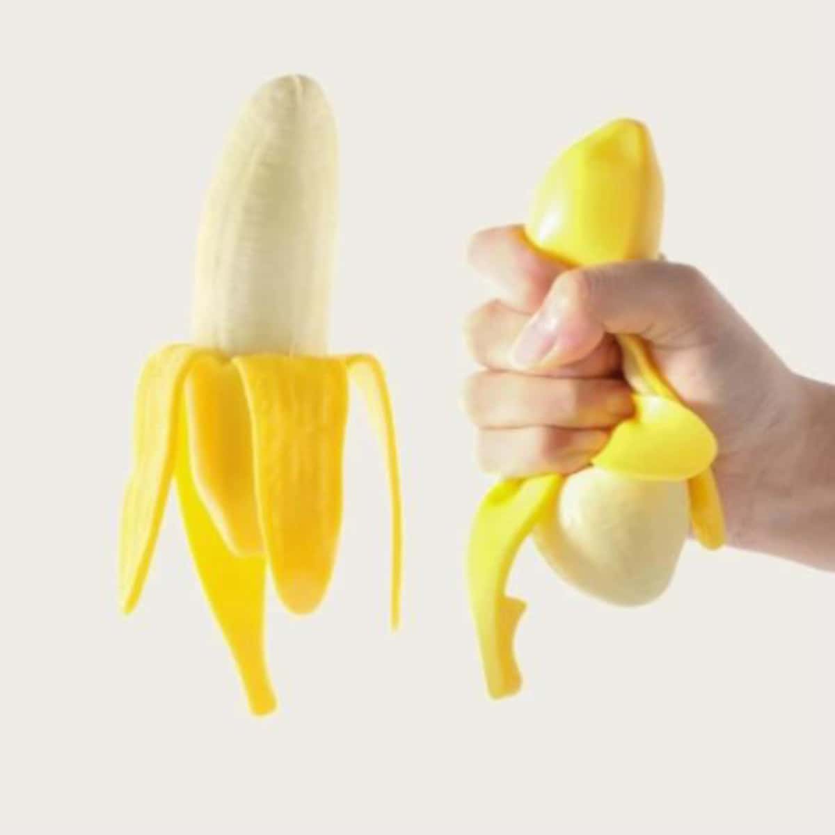 

1pc Banana Shaped Toy, Yellow