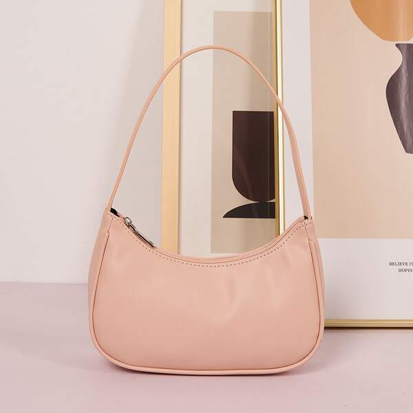 

Minimalist Baguette Bag, Pink