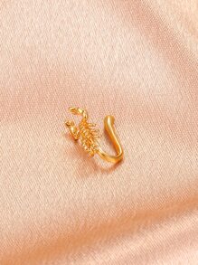 1 Máy Tính Thời Trang Động Vật Mới Bọ Cạp Kẹp Mũi Giả Xuyên Vật Trang Trí Thích Hợp Cho Phụ Nữ Đeo Hàng Ngày - Vàng - Xem 5