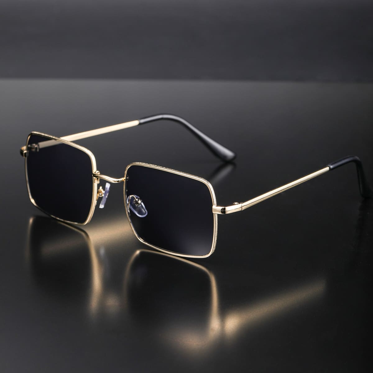 

Guys Metal Frame Sunglasses, Black