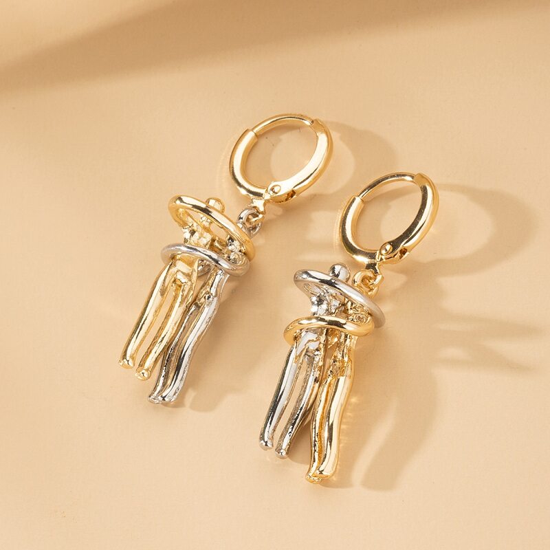 

Figure Drop Earrings, Multicolor