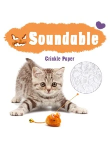 1入組鼠標形狀隨機逗貓玩具 - 彩色 - 查看 4