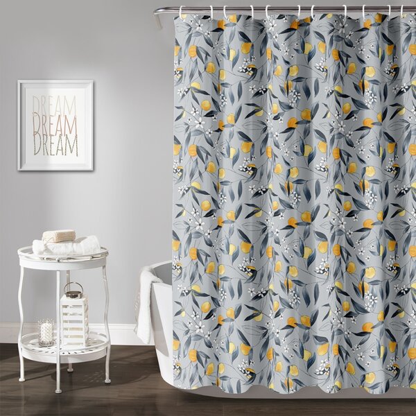 

Lemon Print Shower Curtain, Multicolor