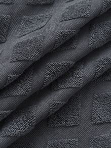 1pc/4pcs/6pcs Jacquard Chair Cover, High Elasticity Dustproof Kitchen Decoration Dining Chair Cover, Suitable For Hotel, Restaurant, Party - Dark Grey - View 7