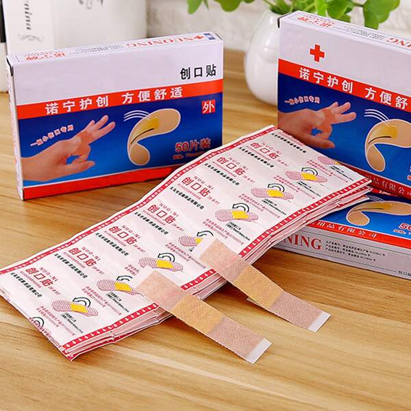 

100pcs Portable Disposable Bandage, Multicolor