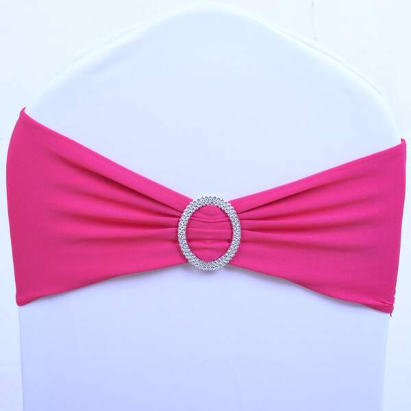 

10pcs Stretchy Bow Chair Back Decoration, Rose red