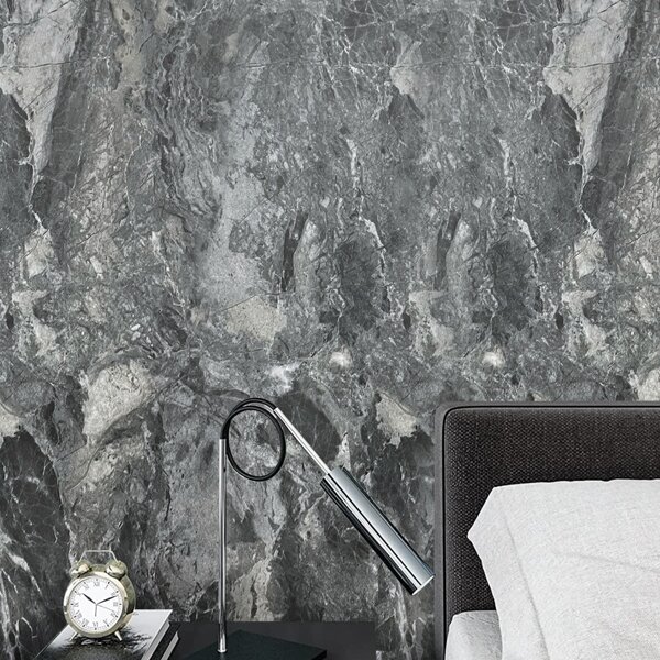 

1pc Marble Pattern Wall Paper, Multicolor