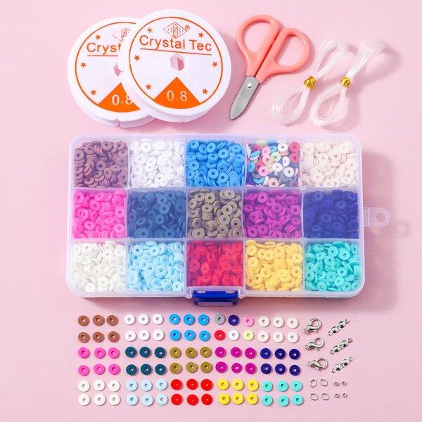 

DIY Colorful Bead Jewelry Set, Multicolor