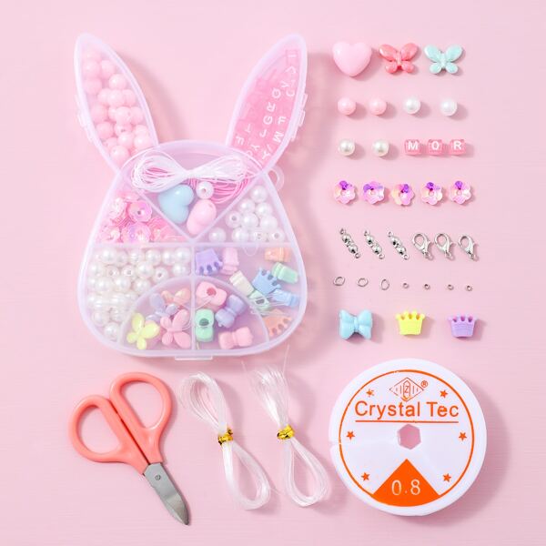 

Toddler Girls Heart & Bow DIY Jewelry Set, Multicolor
