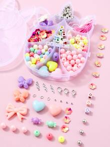 小女童心和蝴蝶結DIY首飾套裝 - 彩色 - 查看 3
